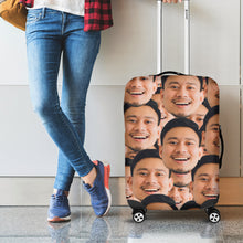 Load image into Gallery viewer, Crazy Face Luggage Wrap
