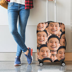 Crazy Face Luggage Wrap