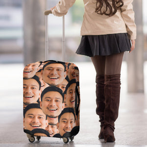 Crazy Face Luggage Wrap