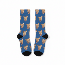 Load image into Gallery viewer, Face Pattern Crew Socks
