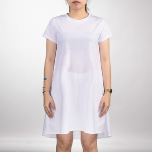 Face Pattern T-Shirt Dress