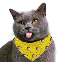 Load image into Gallery viewer, Face Pattern Pet Bandana
