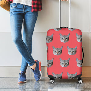 Face Pattern Luggage Wrap