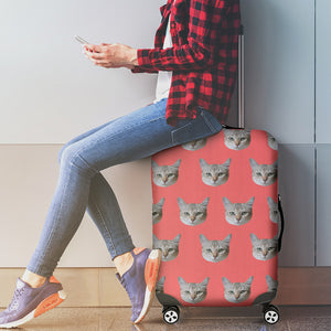 Face Pattern Luggage Wrap