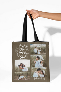 Love You To the Moon Tote Bag