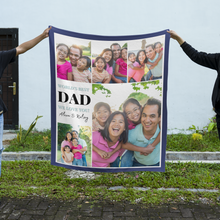 Load image into Gallery viewer, World&#39;s Best Dad Fleece Blanket
