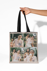 Modern Love Pattern Tote Bag