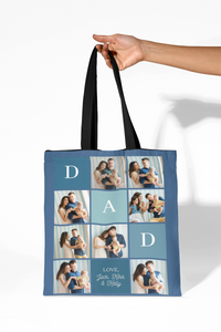 Colorblock Pattern Tote Bag