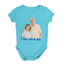 Load image into Gallery viewer, Portrait Face Baby Onesie
