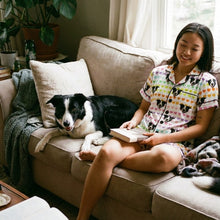 Load image into Gallery viewer, Women's Short Sleeve Pajama [Face Pattern]
