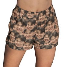 Load image into Gallery viewer, Crazy Face Women's Beach Shorts
