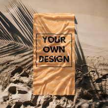 Load image into Gallery viewer, Your Own Design Beach Towel
