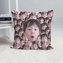 Load image into Gallery viewer, Crazy Heads Throw Pillow
