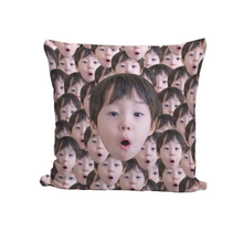 Load image into Gallery viewer, Crazy Heads Throw Pillow
