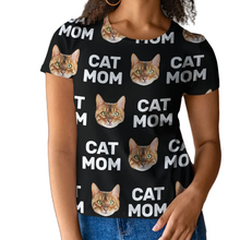 Load image into Gallery viewer, Face with Text Women's T-shirt
