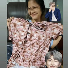 Load image into Gallery viewer, Women's Short Sleeve Pajama [Crazy Face]

