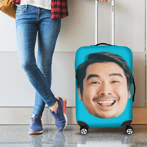 Portrait Face Luggage Wrap