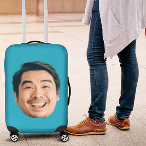 Portrait Face Luggage Wrap