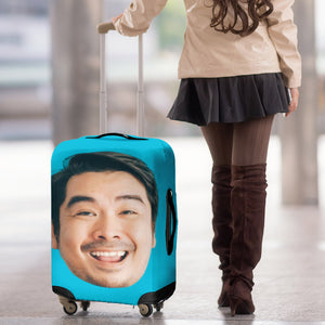 Portrait Face Luggage Wrap