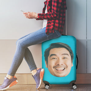 Portrait Face Luggage Wrap