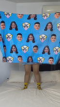 Load and play video in Gallery viewer, Face Pattern Blanket
