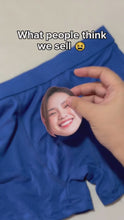 Load and play video in Gallery viewer, Portrait Face Boxer Briefs
