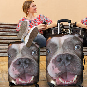 Zoomed Face Luggage Wrap