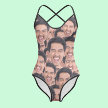 Load image into Gallery viewer, Crazy Face One Piece Swimsuit
