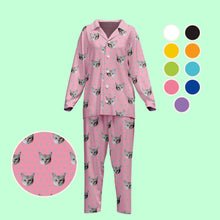 Load image into Gallery viewer, Polka Dot Women&#39;s Long Sleeve Pajama
