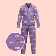 Load image into Gallery viewer, Face with Texts Kids&#39; Pajamas
