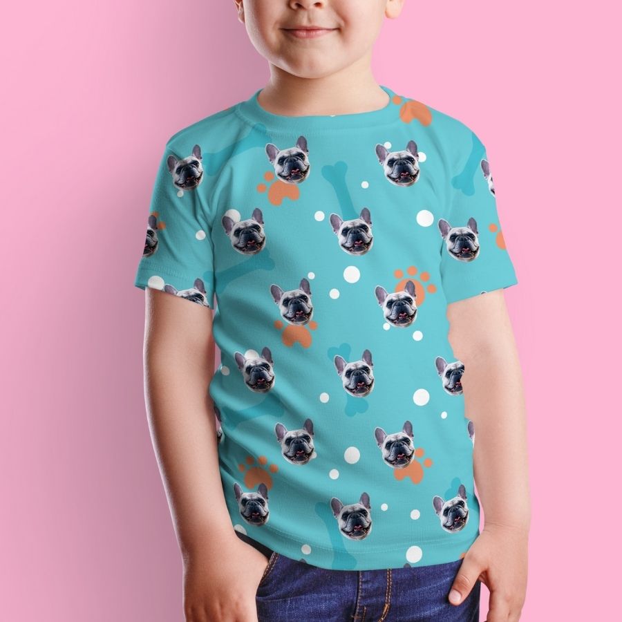 Face Pattern Infant or Kids' T-Shirt