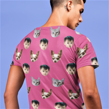 Load image into Gallery viewer, Face Pattern Men&#39;s T-shirt
