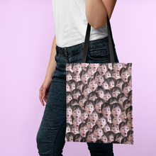 Load image into Gallery viewer, Crazy Face Tote Bag
