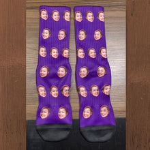 Load image into Gallery viewer, Crazy Heads Crew Socks
