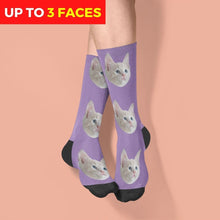Load image into Gallery viewer, Portrait Face Crew Socks
