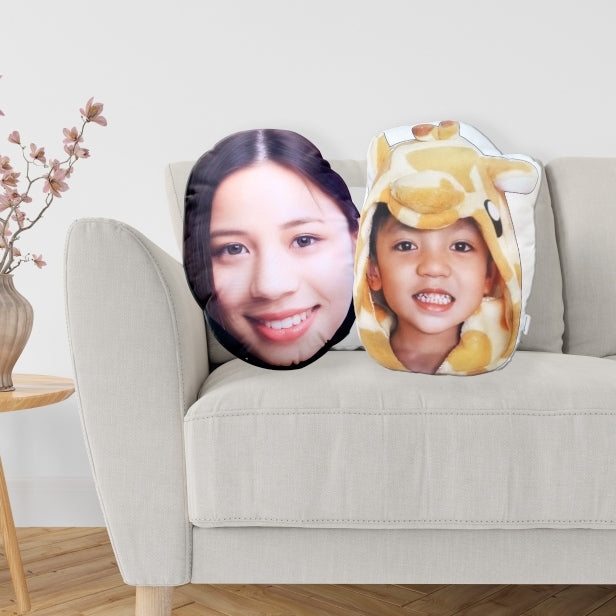 Face printed best sale on pillow