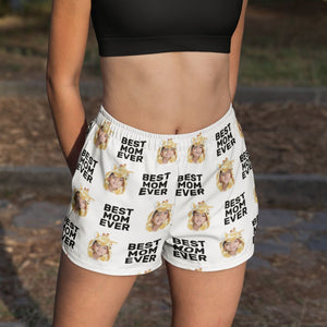 Face with Texts Women's Beach Shorts
