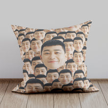 Load image into Gallery viewer, Crazy Heads Throw Pillow
